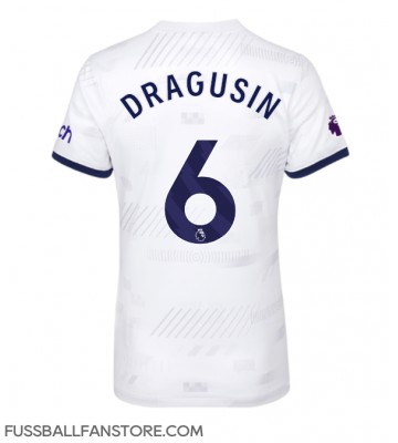 Tottenham Hotspur Radu Dragusin #6 Replik Heimtrikot Damen 2023-24 Kurzarm